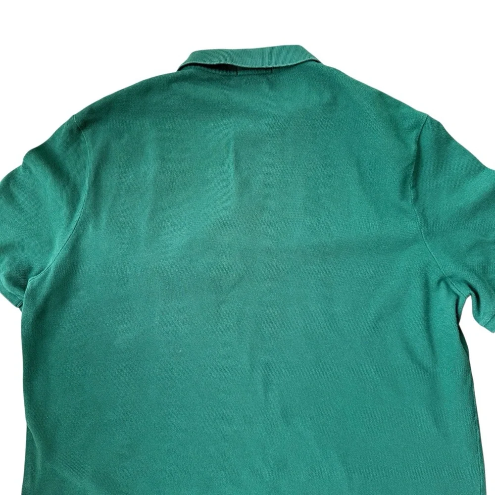Polo Ralph Lauren Green Polo Bear Mesh Polo Shirt XL Spring Summer Casual EUC
